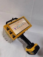 HandHeld lithium ဘက်ထရီလျှပ်စစ် Marking Machine Hard Steel ပန်းကန်များအတွက်