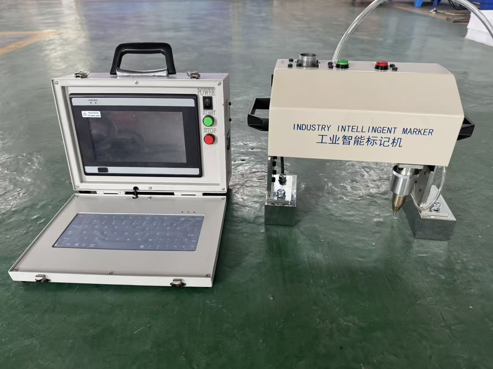 မျက်နှာပြင်ထိန်းချုပ်ကိရိယာ Pneumatic အမှတ်အသားစက်၊ ခရီးဆောင်အစက်အပြောက်အမှတ်အသားပေးစက်